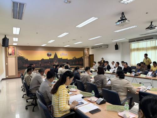 ประชุมคณะกรรมการร่วมภาครัฐและเอกชนเพื่อพัฒนาและแก้ไขปัญหาทางเศรษฐกิจจังหวัดบุรีรัมย์ (กรอ.จังหวัดบุรีรัมย์) 